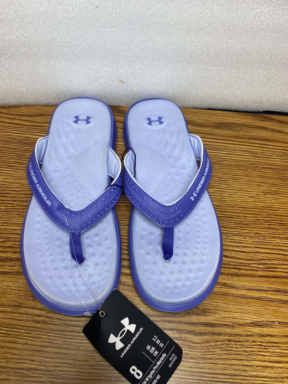Under Armour Women's Ignite Pro Marbella Sandal Flip Flops Size 8M Thong Comfort